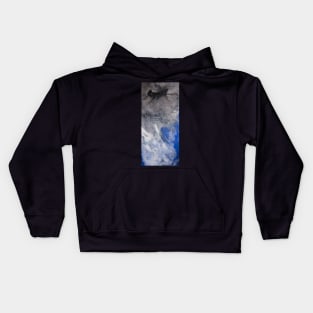 Abstract Pouring Rain Painting Kids Hoodie